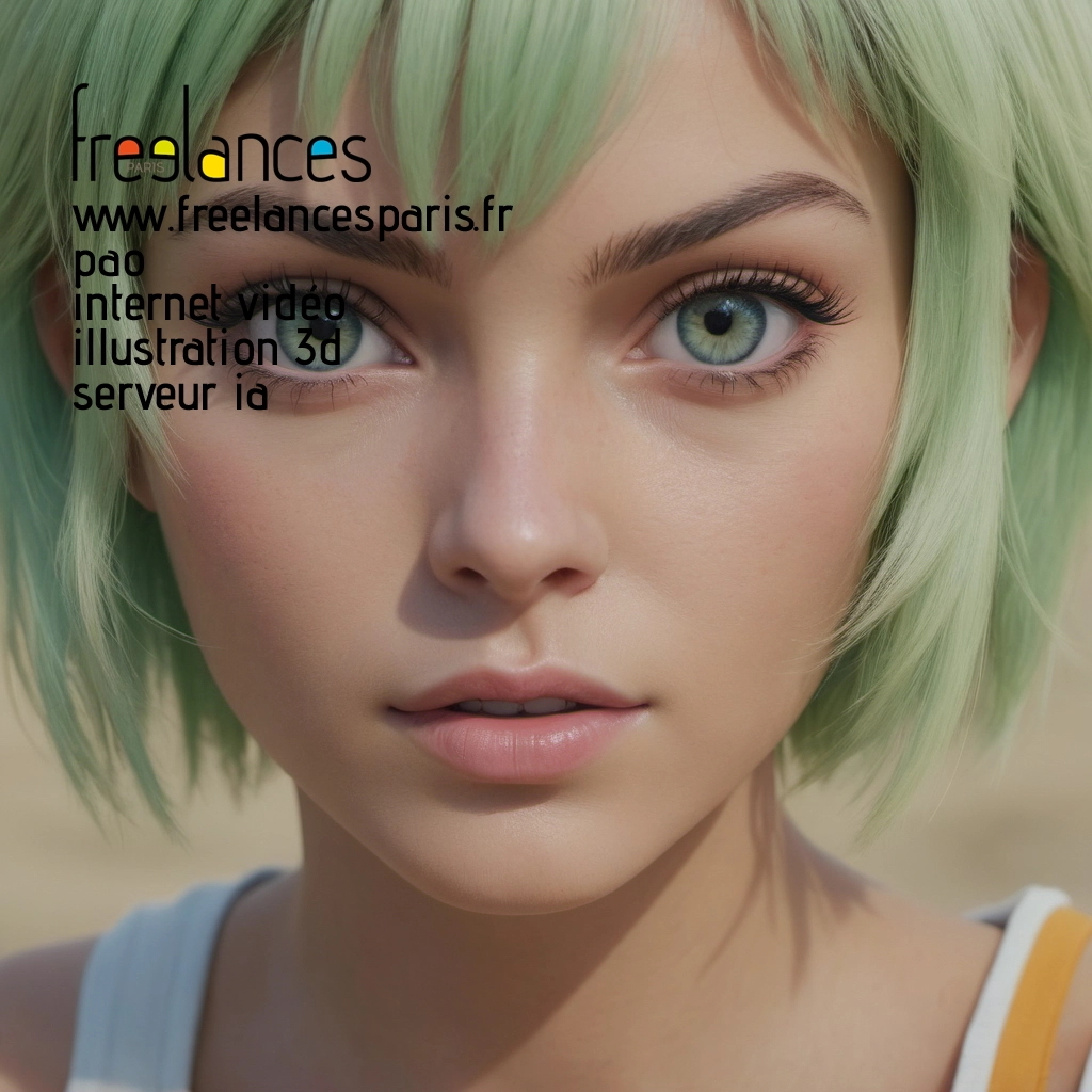 Pao mise en page internet vidéo illustration 3d serveur IA générative AI freelance paris studio de création magazines 8l5x61a0